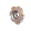 4" Face Shell Mill Cutter 45 Degree 5 Flutes Face Milling Cutter W SEKT Inserts