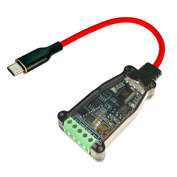 DSD TECH SH-U11GL Isolated USB-C to RS485 Adapter with FTDI Chip