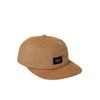 Reell Flat 6 Panel Cap, Bronze Mist Cord