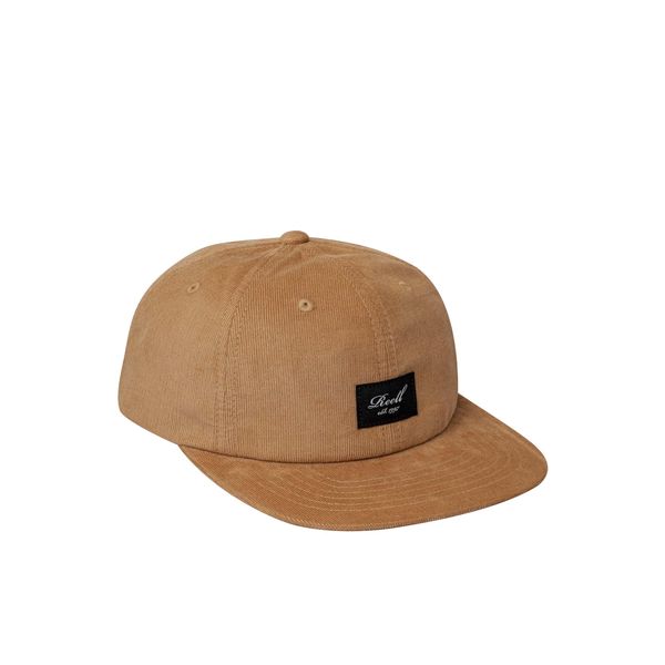Reell Flat 6 Panel Cap, Bronze Mist Cord