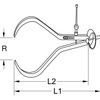 KS Tools 300.0427 Precision spring gryphon dividers outside callipers, 235mm