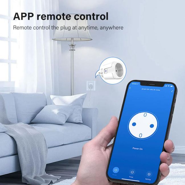 20A WiFi Smart Plug EU Smart Socket With Power Monitor Timing Function Tuya  Smart Life Control For Alexa Google Home Alice Ships From: SPAIN, Standard:  20A EU Plug, Color: 3pcs ZigBee Version