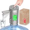 Foldable 5-Gallon Water Bottle Pump USB Charging Electric Portable Silver