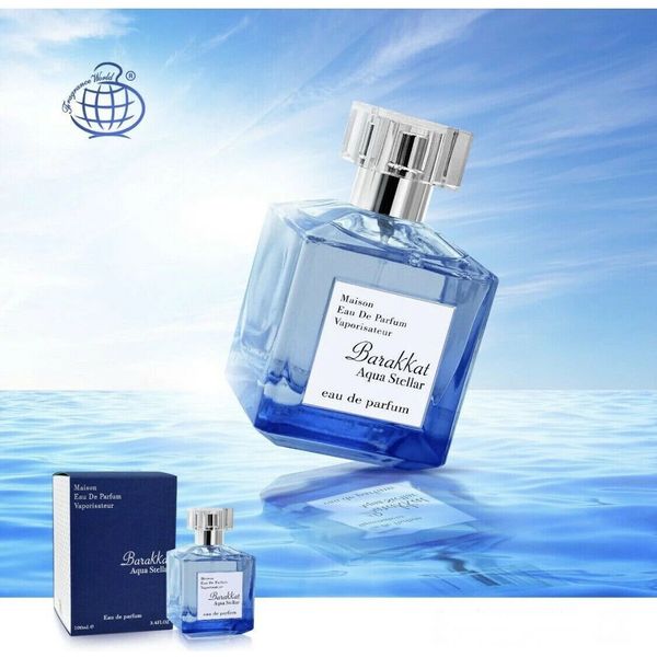 Barakkat Aqua Stellar EDP by Fragrance World  - 100ml - Super Rich Dubai Version