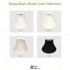 Royal Designs BS-717-12EG Twisted Pleat Basic Lamp Shade, 6 x 12 x 9, Eggshell