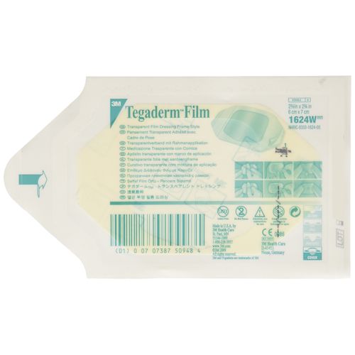 3m Tegaderm Transparent Film Dressing 2.375" x 2.75"/Picture Frame Style/Package of 20