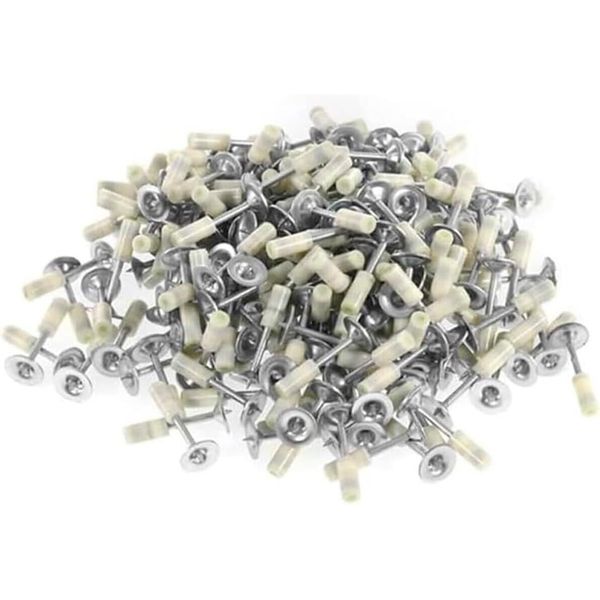 200pcs Round Nails for Mini Steel Concrete Nail Gun 27mm x 7.3mm Mini Round Nail