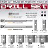 DAIMIT 20PCS Concrete Hole Saw Kits with 3 Drill Bits and SDS Plus & Max Shan...