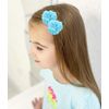 Cinaci 24 Pack/12 Pairs Chiffon Flower with Artificial Rhinestones & Pearls Alligator Hair Clips Floral Bows Fabric Lined Barrettes Pigtail Holders Hair Accessories for Baby Girls Toddlers Kids Teens