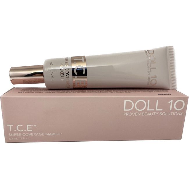 Doll 10 T.C.E Super Coverage Makeup LIGHT 2 oz Jumbo Size - New In Box