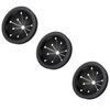 3-Pack 3-1/8 Inch Rubber Drain Insert Splash Guard - Kitchen Sink Baffle & Garbage Disposal Guard - Multi-Function Sink Plugs for Garbage Disposals
