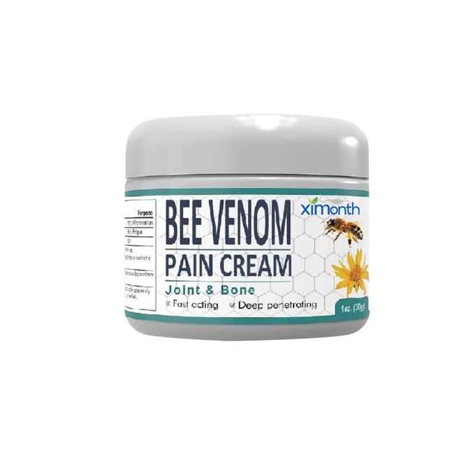 Bee Venom Pain And Bone Healing Cream, Bee Venom Pain Cream, New Zealand Bee Venom Cream, Bee Venom Gel, For Arm, Waist, Back Hand Feet And Leg (30g*1)