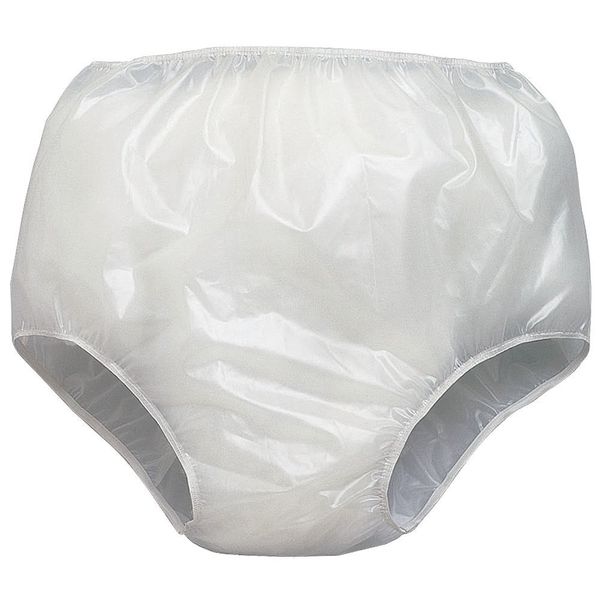 CarebyMail Healthcare Soft Vinyl Waterproof Unisex Incontinence Pants (Pack of 3) (Small (50 to 66 cm))