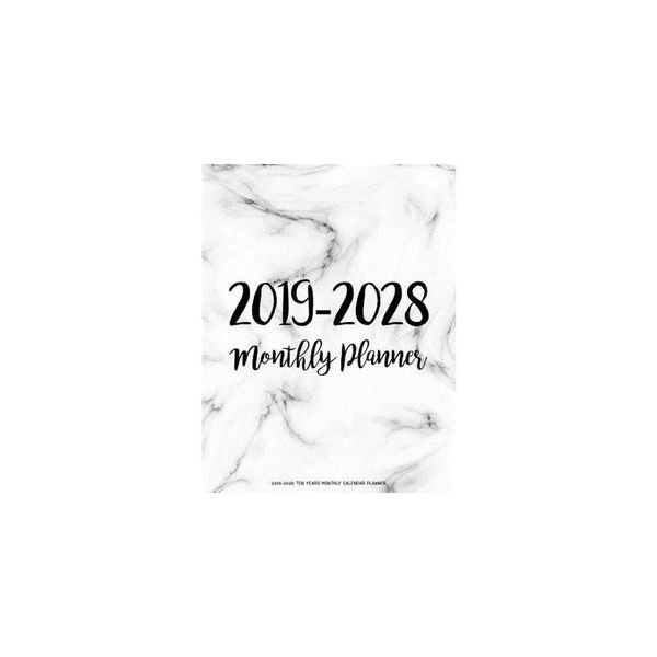 【预订】2019-2028 Ten Years Monthly Calendar Planner: Ten Years January 2019 to December 2028 Monthly Calendar Planner for Academic Agenda Schedule Organizer