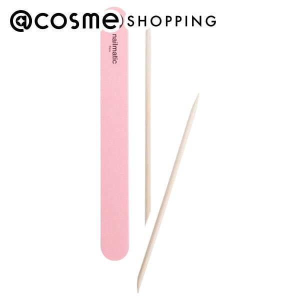 &quot;10x points on November 10th&quot; nailmatic NM nail file set, pink, main body, buffer, nail file, @cosme 