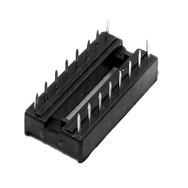 10 Stück Doppel-Reihe Durchführungsloch 2 x 8 Pin DIP IC-Sockel-Block Adapter