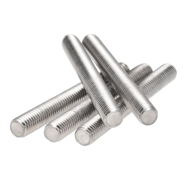 sourcing map 15Pcs M8 x 70mm Fully Threaded Rod 304 Stainless Steel Right Hand Threads