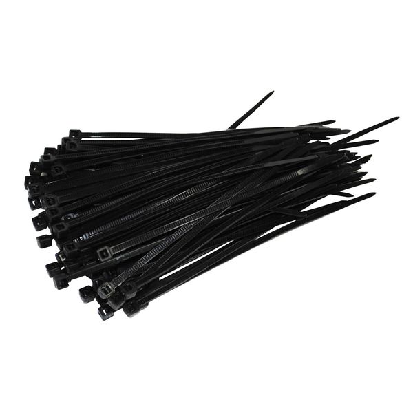 100 Stück Profi Kabelbinder Industriequalität schwarz 100 mm x 2,5 mm Industrie stark kurz 8,1 kg Zugkraft Nylon cable ties für Industrie PC Garten von Damstone