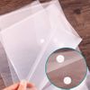 A4 Stud Wallet Clear Plastic Document Holder Folder File Popper Wallets (Pack of 225)