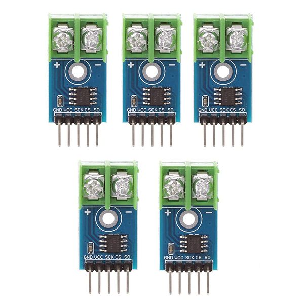Joasaca 5PCS MAX6675 K Type Thermocouple Temperature Sensor Module for