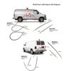 Metal Cable Fix Ford E150 E250 E350 Side Door Latch for Hinged Door Handle 2pcs