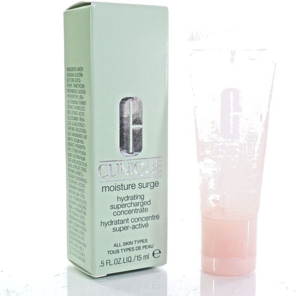 2 Clinique Moisture Surge Hydrating Supercharged Concentrate .5fl.oz. EACH