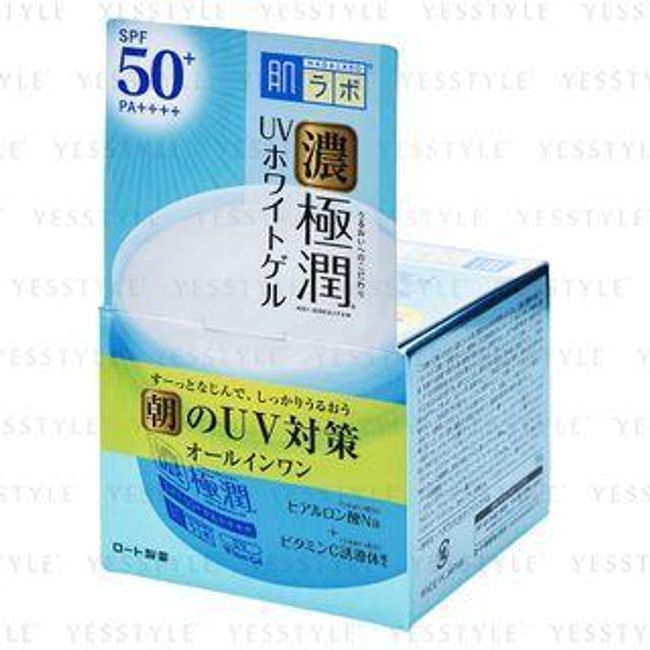 rohto hada labo koi gokujyun uv white gel spf50 