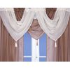 John Aird Voile Swag With Tassel (Cream)