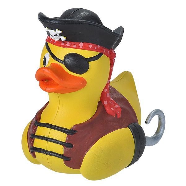 Wild Republic Rubber Ducks, Bath Toys, Kids Gifts, Pool Toys, Water Toys, Pirate, 4"