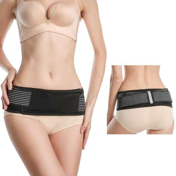 Sports Belt, Lower Back Support, Belt, Double Layer Belt, Tightening, Unisex, Sports, Lumbar Fixation, Diet, Driving