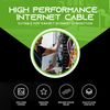 GearIT 20-Pack, Cat5e Ethernet Patch Cable 1 Foot - Snagless RJ45 Computer LAN Network Cord, Black
