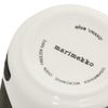 Marimekko 70741 190 Unikko Mug, Black, Women's, [Parallel Import]