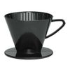 HIC Harold Import Co 2 Size Pour Over Coffee Filter Cone Black