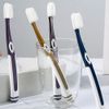 ARTIBETTER 1 Set of 4 Pcs Extra Soft Toothbrushes, Manual Toothbrushes for Adult, Manual Silicone Tooth Brushes for Women Men (Assorted Color)