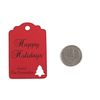 Personalized Happy Holidays Tags with Tree - 12pc (Red)