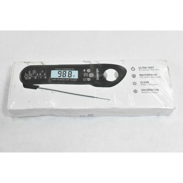 Juseepo Instant Read Waterproof Meat Thermometer - 3s Instant Read Ultra Fast