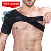 Shoulder Brace Support Compression Sleeve Torn Rotator Cuff AC Joint Pain Relief