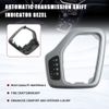 Shifter Jumper Cable ＆ Silver Transmission Shift Bezel for 2014-18 Jeep Cherokee