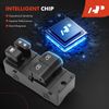 A-Premium Master Power Window Switch Compatible with Nissan Titan 2005-2010 Extended Cab Pickup, Front Left Driver Side