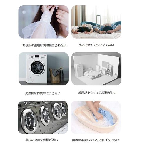 Blumway Ultrasonic Mini Washing Machine, Cleaning Cleaner, Multi-functional, Portable, Clean, Mini Portable Ultrasonic Cleaner, For Business Trips, Travel