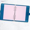 A5 Size 100 Sheets Blank Plain Assorted notepaper 6-Ring Organiser Refill Insert | Value Pack | Filofax A5 Compatible