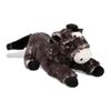 SUPER SOFT PLUSH - LYING BLACK HORSE
