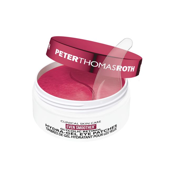 Peter Thomas Roth | Even Smoother™ Glycolic Retinol Hydra-Gel Eye Patches, Under-Eye Patches With Glycolic Acid and Retinol, Treats Tiny Bumps, Texture, Fine Lines and Wrinkles Under the Eye Area