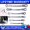 8-19mm Metric Box Flexible Head Ratcheting Wrench Combination Spanner Tools Set