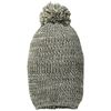 D&Y Women's Marled Beanie Pom, Black, One Size