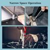 Utoolmart Hexagon Nut Nonslip Handle Hex Socket Wrench Screwdriver Hex Nut Driver (12mm)