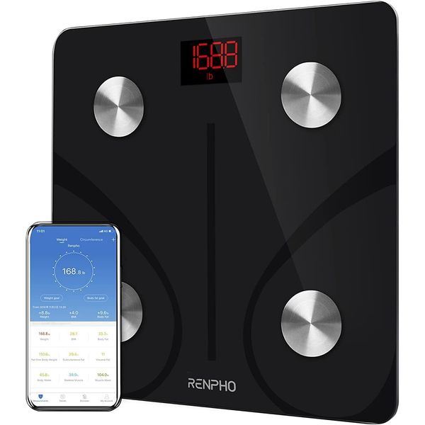 RENPHO Smart Body Fat Scale Digital Weight Bathroom Scale BMI Health Monitor