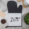 'Dog With Bone' Oven Glove/Mitt (OG00001003)