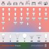 SYLVANIA LED PAR30 Flood Light Bulb, 65W = 9W, 10 Year, Non-Dimmable, 800 Lumens, 3000K, Warm White – 2 Pack (79280)