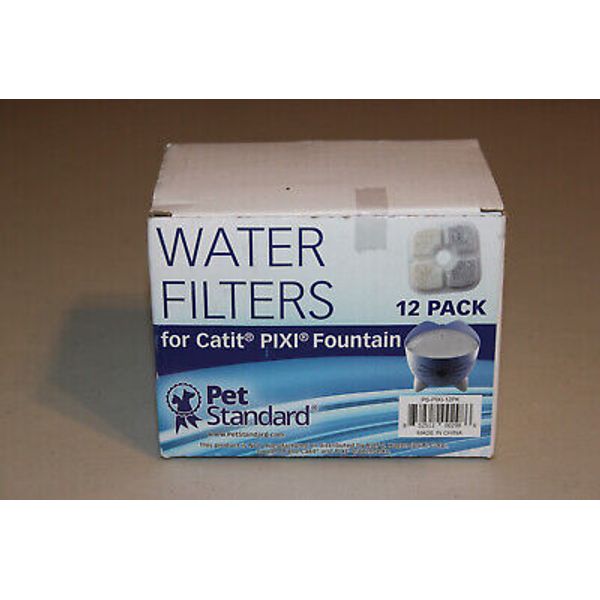 Pixi Catit Water Fountain Filters 7 pack, NEW filters,Pet Water Fountain Filters